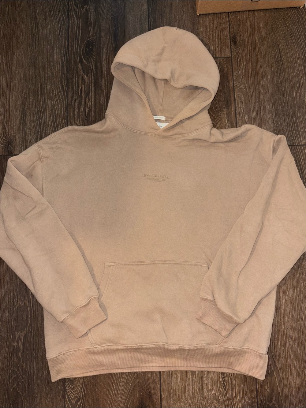 abercrombie essential popover hoodie with micro logo!